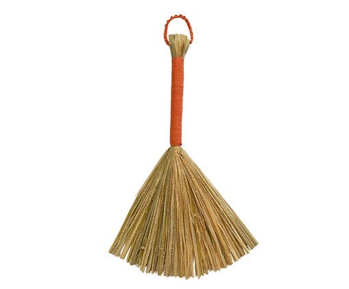 Adorno Vassoura Abaré Orange, Natural | WestwingNow