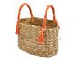 Cesto com Tassel Arari Laranja, Natural | WestwingNow