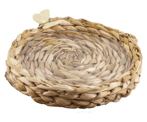 Bandeja Butterfly Dolomita Branca, Natural | WestwingNow