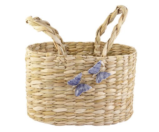 Cesto Butterfly Quartzo Azul, Natural | WestwingNow