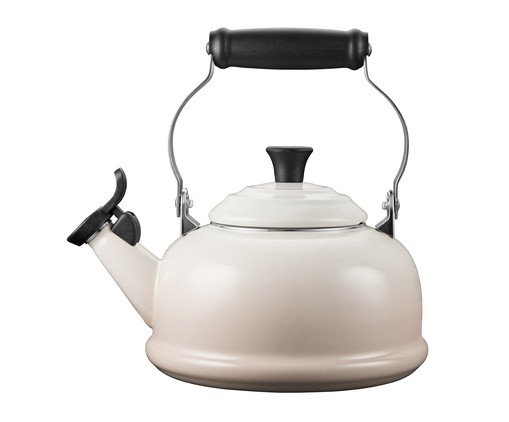 Chaleira com Apito Tradicional Meringue - 1,6L, beige | WestwingNow