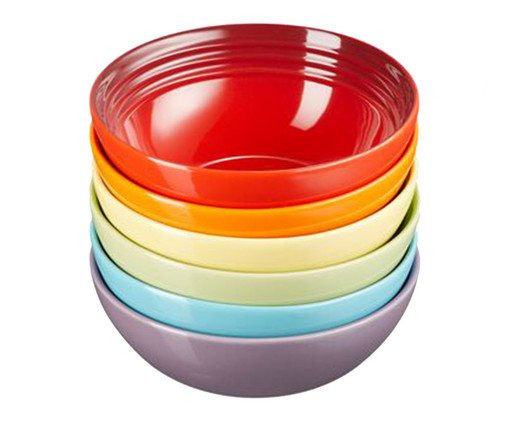 Jogo de Bowls Redondos Vancouver Gift Collection - 16cm, multicolor | WestwingNow