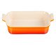 Travessa Retangular Heritage Laranja - 26cm, orange | WestwingNow
