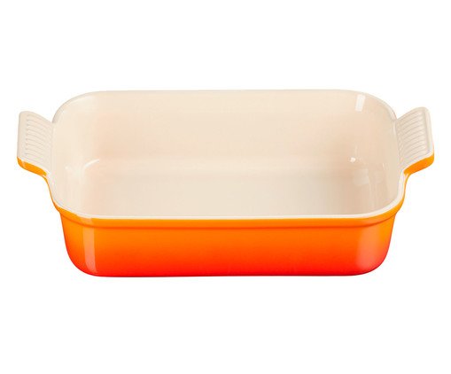 Travessa Retangular Heritage Laranja - 26cm, orange | WestwingNow