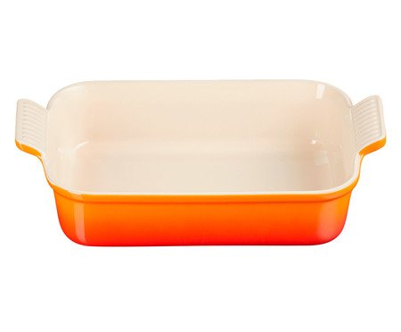 Travessa Retangular Heritage Laranja - 26cm | Westwing
