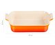 Travessa Retangular Heritage Laranja - 26cm, orange | WestwingNow