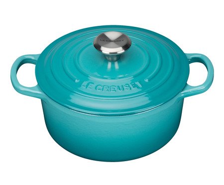 Panela Redonda Signature Azul Caribe - 18cm | Westwing