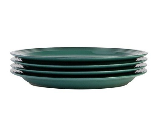 Jogo de Pratos Rasos Vancouver Artichaut - 22cm, green | WestwingNow