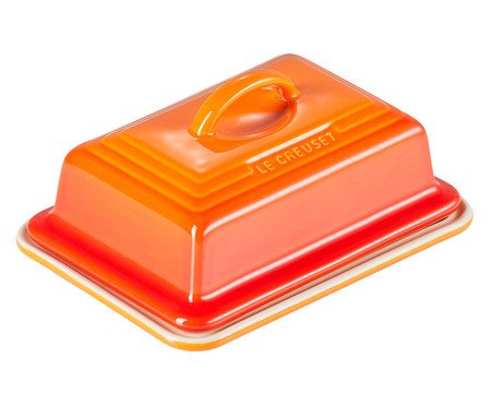 Manteigueira Laranja - 17,2X9X12,6cm | Westwing
