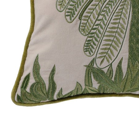 Capa de Almofada Kavya Verde e Cru | Westwing