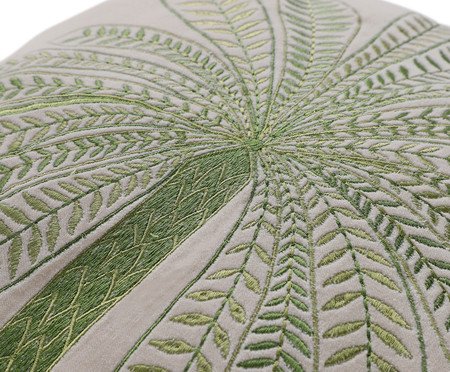 Capa de Almofada Kavya Verde e Cru | Westwing