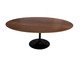 Mesa Saarinen Oval Imbuia Base Preta, preto | WestwingNow