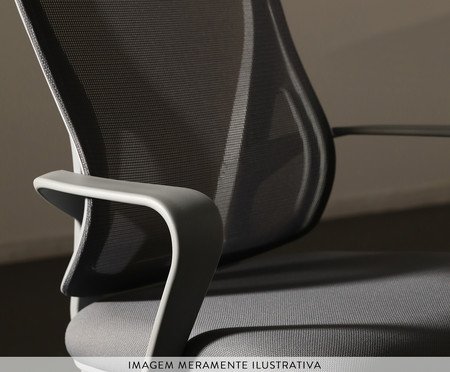 Cadeira Office Kira Cinza | Westwing