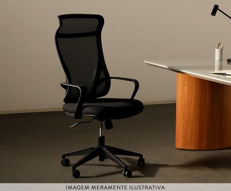 Cadeira Office Kira Preta | Westwing
