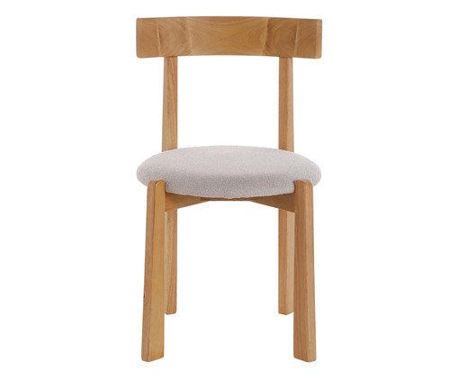 Cadeira Talin Bouclé Off White, beige | WestwingNow