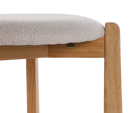 Cadeira Talin Bouclé Off White | Westwing