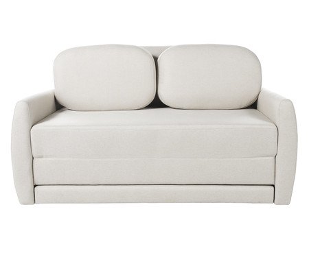 Sofá Cama Nuit 2 Lugares  Linho Marfim | Westwing