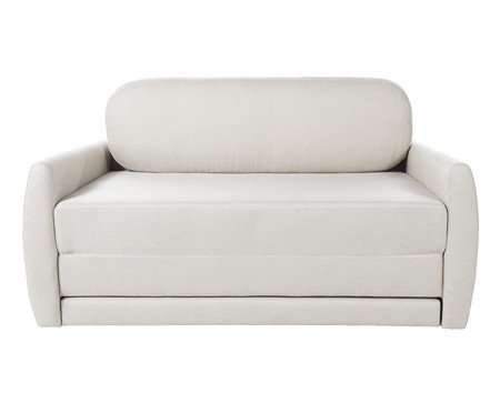 Sofá Cama Nuit 2 Lugares  Linho Marfim | Westwing