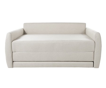 Sofá Cama Nuit 2 Lugares  Linho Marfim | Westwing