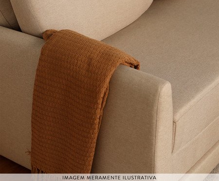 Sofá Cama Nuit 2 Lugares  Linho Cinza | Westwing