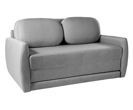 Sofá Cama Nuit 2 Lugares  Linho Cinza, multicolor | WestwingNow