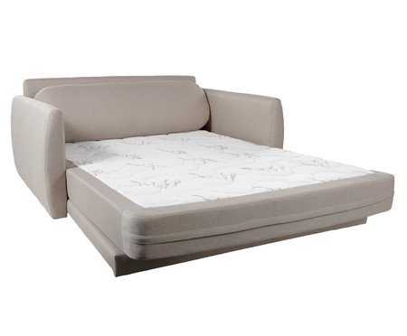 Sofá Cama Nuit 2 Lugares  Linho Fendi | Westwing