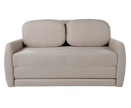 Sofá Cama Nuit 2 Lugares  Linho Fendi | Westwing