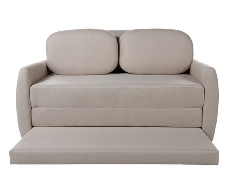 Sofá Cama Nuit 2 Lugares  Linho Fendi | Westwing