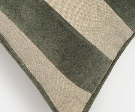 Capa de Almofada Listrado Verde | Westwing