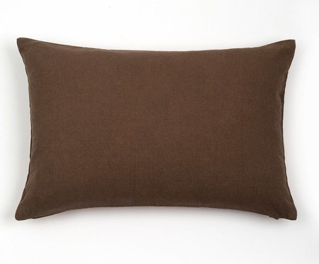 Capa de Almofada Etinica Pachwork Poa Bordada Terrosa | Westwing