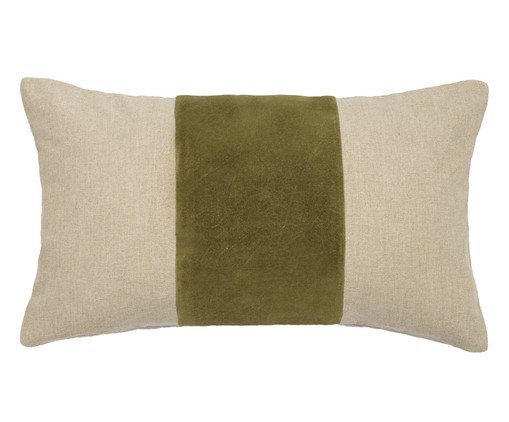 Capa de Almofada com Listra Matcha, brown | WestwingNow