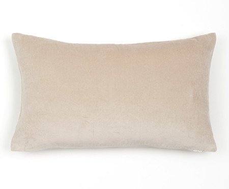 Capa de Almofada com Bordado Geométrico Areia | Westwing