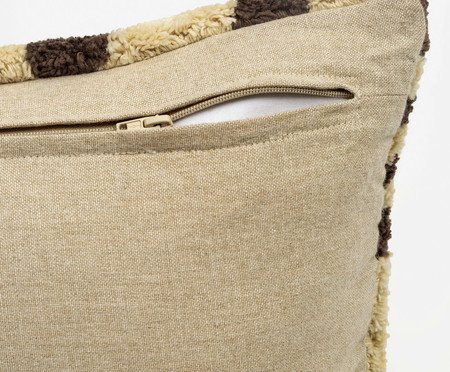 Capa Almoafada Zebra Tufting Bege | Westwing