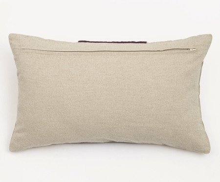 Capa de Almofada com Listra Vinho | Westwing