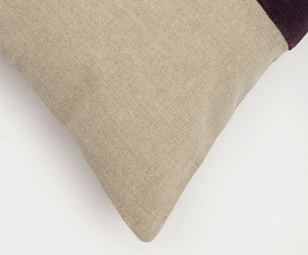 Capa de Almofada com Listra Vinho | Westwing