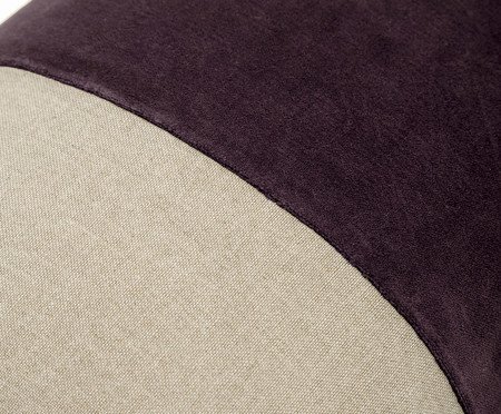 Capa de Almofada com Listra Vinho | Westwing