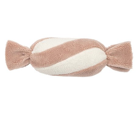 Almofada com Enchimento Candy Listrada Rosa | Westwing