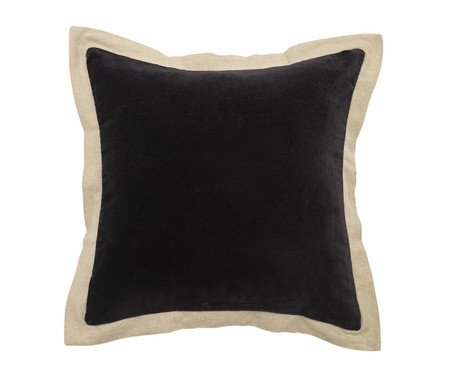 Capa de Almofada com Aba Preto | Westwing