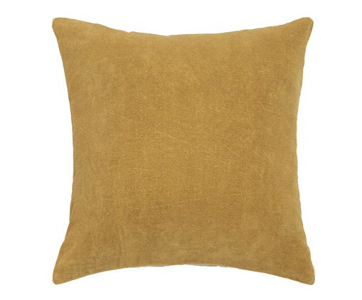 Capa de Almofada Lavado Mostarda, yellow | WestwingNow