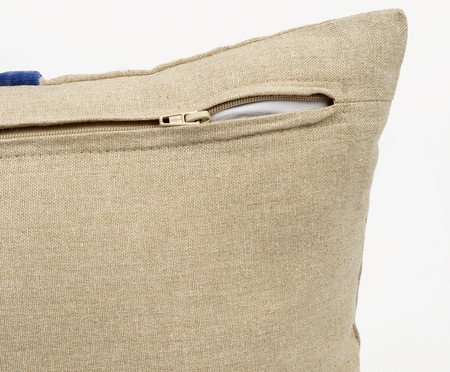 Capa de Almofada com Listra Azul Marinho | Westwing