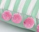 Capa de Almofada Listrada Pompom Rosa e Verde, green | WestwingNow