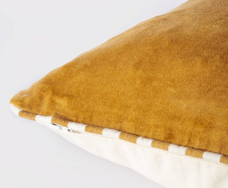 Capa de Almofada Listrada Mostarda | Westwing