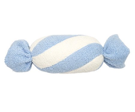 Almofada com Enchimento Candy Listrada Azul | Westwing