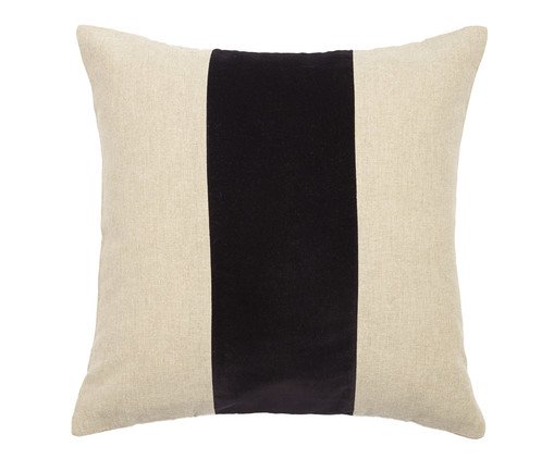 Capa de Almofada com Listra Linho, beige | WestwingNow