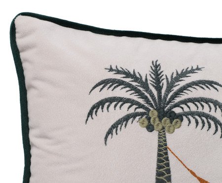 Capa de Almofada Bordada comCordonê La Dolce Vita Off-White | Westwing