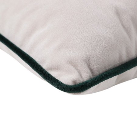 Capa de Almofada Bordada com Cordonê Vasos Off-White | Westwing