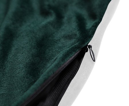 Capa de Almofada Bordada com Cordonê Bangkok Verde | Westwing