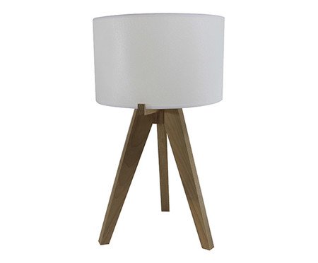 Abajur Coliseu Branco - Bivolt | Westwing