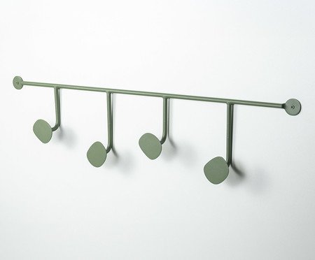 Cabideiro de parede Orgânico Lapa Verde Oliva | Westwing