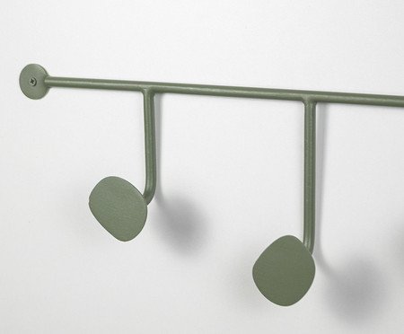 Cabideiro de parede Orgânico Lapa Verde Oliva | Westwing